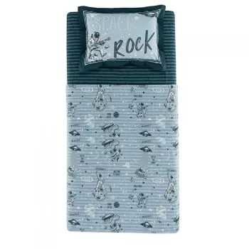 imagem de Jogo de Cama Solteiro 200 Fios Espacial  - Karsten