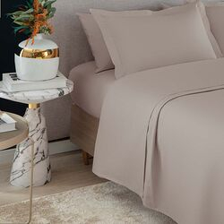 Jogo de Cama Solteiro 200 Fios Essencial Kaki