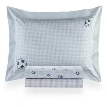 imagem de Jogo de Cama Solteiro 200 Fios Football - Kacyumara