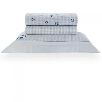 imagem de Jogo de Cama Solteiro 200 Fios Football - Kacyumara