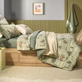 imagem de Jogo de Cama Solteiro 200 Fios Forest - Karsten