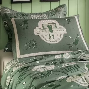 imagem de Jogo de Cama Solteiro 200 Fios Futebol - Karsten