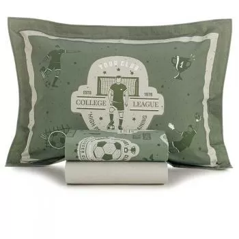 imagem de Jogo de Cama Solteiro 200 Fios Futebol - Karsten