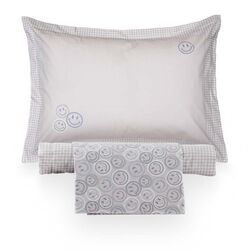 Jogo de Cama Solteiro 200 Fios Happy Rosé