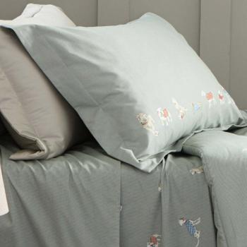 imagem de Jogo de Cama Solteiro 200 Fios Toby - Kacyumara