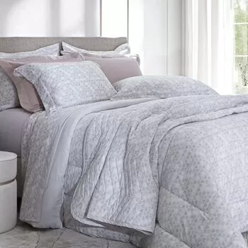 imagem de Jogo de Cama Solteiro 200 Fios Vintage Corações - Kacyumara