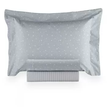 imagem de Jogo de Cama Solteiro 200 Fios Vintage Estrela - Kacyumara