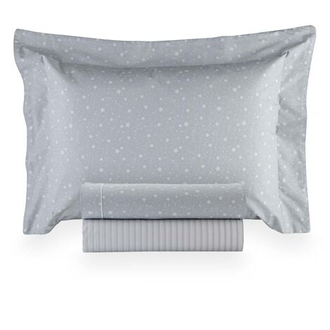 imagem do produto Jogo de Cama Solteiro 200 Fios Vintage Estrela - Kacyumara