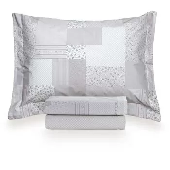 imagem de Jogo de Cama Solteiro 200 Fios Vintage Lucie - Kacyumara