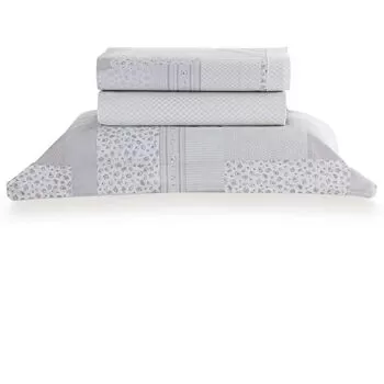 imagem de Jogo de Cama Solteiro 200 Fios Vintage Lucie - Kacyumara