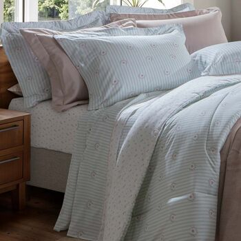 imagem de Jogo de Cama Solteiro 200 Fios Vintage Pivone - Kacyumara