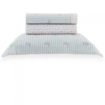 imagem de Jogo de Cama Solteiro 200 Fios Vintage Pivone - Kacyumara