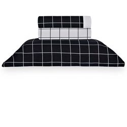 imagem de Jogo de Cama Solteiro 200 Fios Vintage Quadros Black - Kacyumara