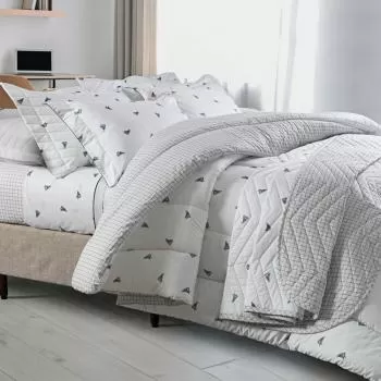 imagem de Jogo de Cama Solteiro 200 Fios Vintage Tenis - Kacyumara