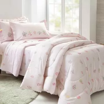 imagem de Jogo de Cama Solteiro 300 Fios Amel - Kacyumara