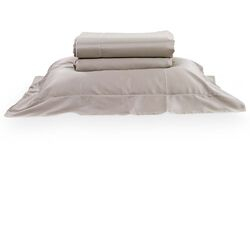 Jogo de Cama Solteiro 300 Fios Constantine Bege/Branco