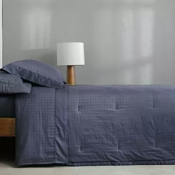 imagem de Jogo de Cama Solteiro 300 Fios Damask Square - Buddemeyer