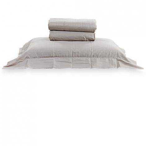 imagem do produto Jogo de Cama Solteiro 300 Fios Damask Stripes - Buddemeyer