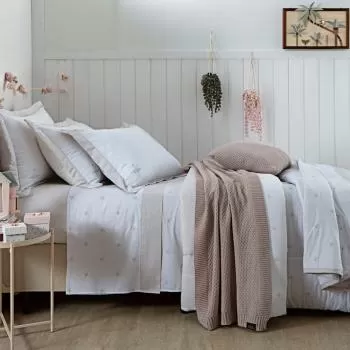 imagem de Jogo de Cama Solteiro 300 Fios Larin - Kacyumara