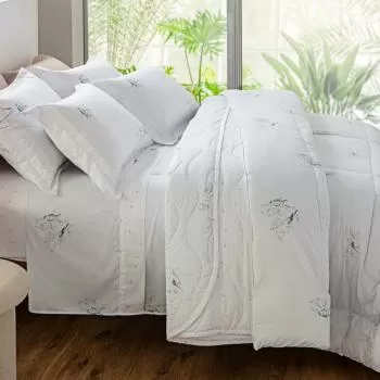 imagem de Jogo de Cama Solteiro 300 Fios Lohan - Kacyumara