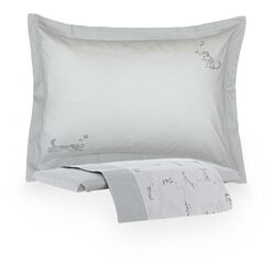 Jogo de Cama Solteiro 300 Fios Maduke Cinza