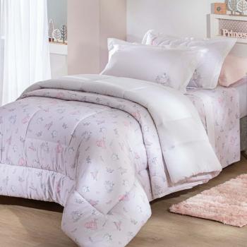 imagem de Jogo de Cama Solteiro 300 Fios Princesas - Kacyumara
