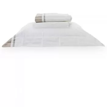 imagem de Jogo de Cama Solteiro 600 Fios Fitado Catran - Muguet Home