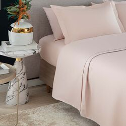 Jogo de Cama Solteiro King 200 Fios Essencial Rosa