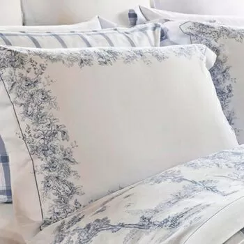 imagem de Jogo de Cama Solteiro King 300 Fios Jardim de Toile - Naturalle Fashion