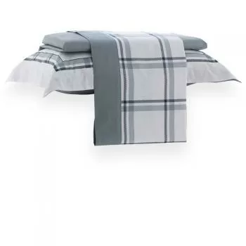 imagem de Jogo de Cama Solteiro King 300 Fios Tigane - Kacyumara