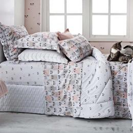 imagem de Jogo de Cama Solteiro Malha Cats - Naturalle Fashion