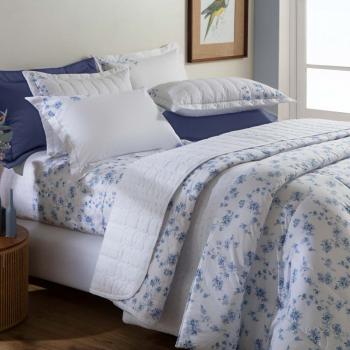 imagem de Jogo de Cama Solteiro Viva 200 Fios Azuri - Kacyumara