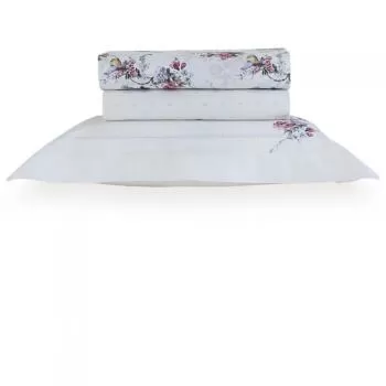 imagem de Jogo de Cama Solteiro Viúva 200 Fios Jador - Kacyumara