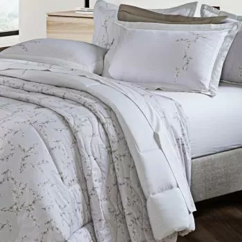 imagem de Jogo de Cama Solteiro Viúva 300 Fios Cherry - Kacyumara