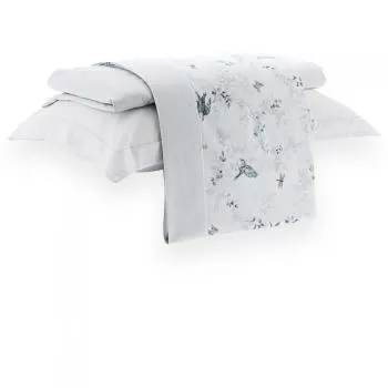 imagem de Jogo de Cama Solteiro Viúva 300 Fios Flowerbird - Kacyumara