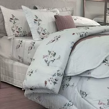 imagem de Jogo de Cama Solteiro Viúva 300 Fios Maeva - Kacyumara