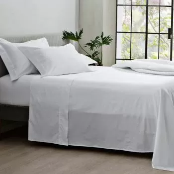imagem de Jogo de Cama Solteiro Viúva 300 Fios Satinée Liso Tinto - Kacyumara