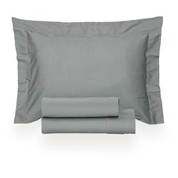 Jogo de Cama Solteiro Viúva 300 Fios Satinée Liso Tinto Greenjoy/4398