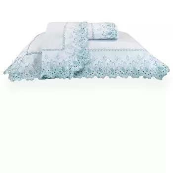 imagem de Kit Cama Completa Casal Garden 9 peças - Marken Fassi