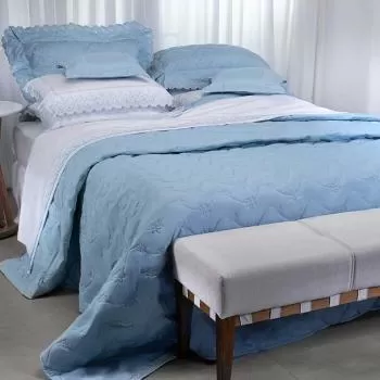 imagem de Kit Cama Completa Solteiro Garden 6 peças - Marken Fassi