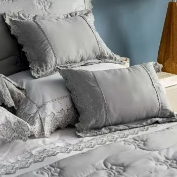 imagem de Kit Cama Completa Solteiro Selenita 6 peças - Marken Fassi