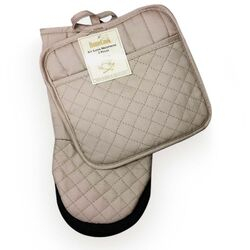Kit de Cozinha 2 peças Neoprene Bege