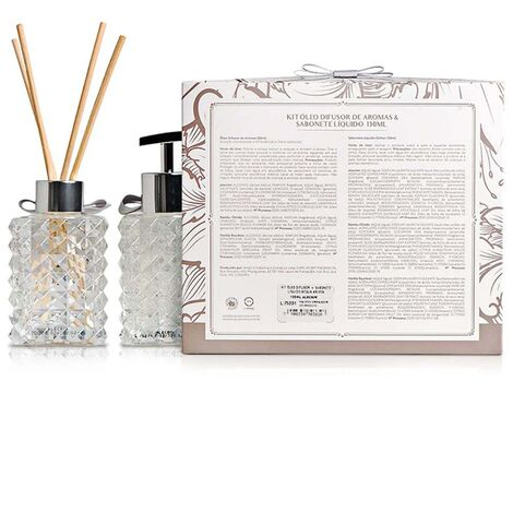 imagem do produto Kit Difusor com Sabonete Lquido Alecrim 130ml 2peas  - Acquaroma