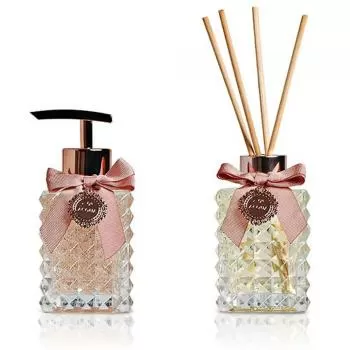 imagem de Kit Difusor com Sabonete Líquido Bambu Chinês 130ml 2 peças  - Acquaroma