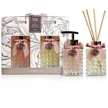 imagem de Kit Difusor com Sabonete Líquido Bambu Chinês 130ml 2 peças  - Acquaroma