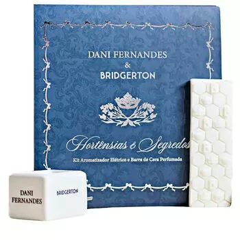 imagem de Kit Difusor e Barra de Cera Perfumada 50g Bridgerton Hortênsias e Segredos 2 peças - Dani Fernandes