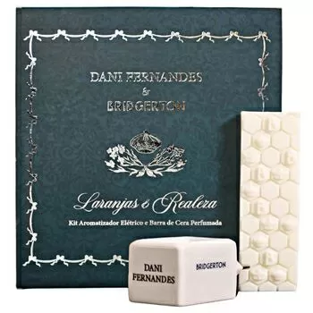 imagem de Kit Difusor e Barra de Cera Perfumada 50g Bridgerton Laranjas e Realeza 2 peças - Dani Fernandes