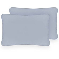 Kit Fronha 34x40cm Malha Kinder 2 peças Azul