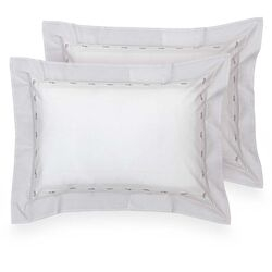 Kit Fronha 50x70cm 200 Fios Amelie 2 peças Estampada Clara