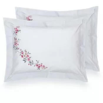 imagem de Kit Fronha 50x70cm 200 Fios Celinee 2 peças - Kacyumara